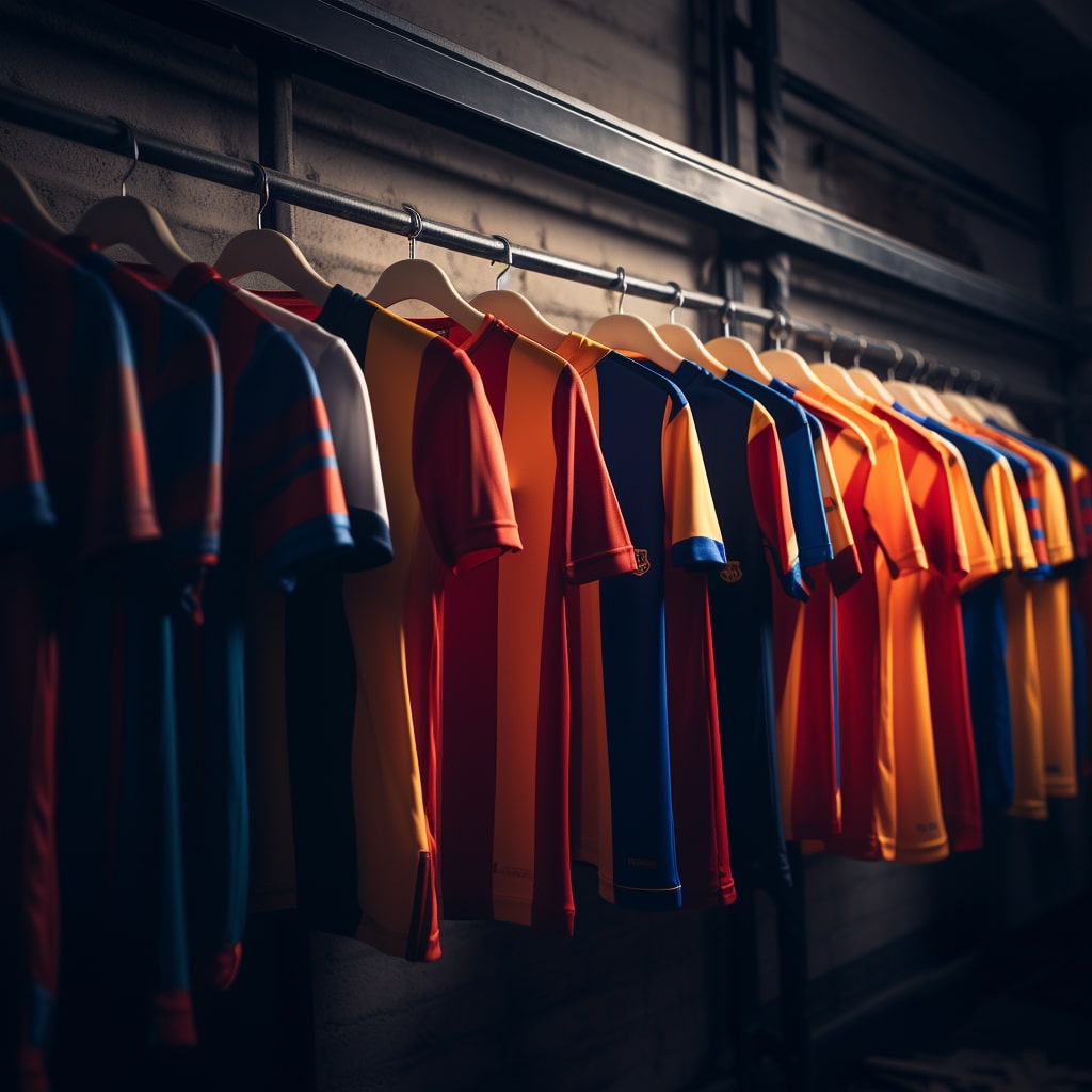 D&eacute;tail tissu maillot de foot respirant et sublimation MOMUTO