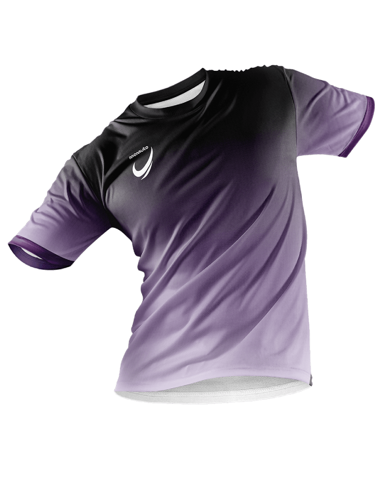 Maillot de foot personnalisé violet dégradé - Momuto
